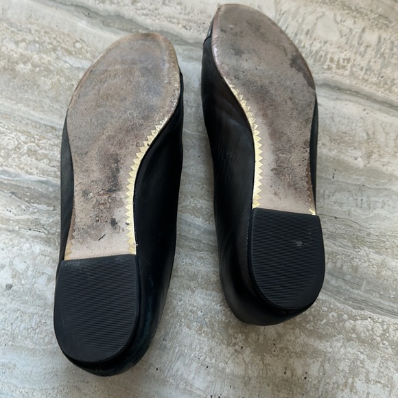 COPY - Tory Burch, two-tone, black, leather flats - Picture 4 of 4